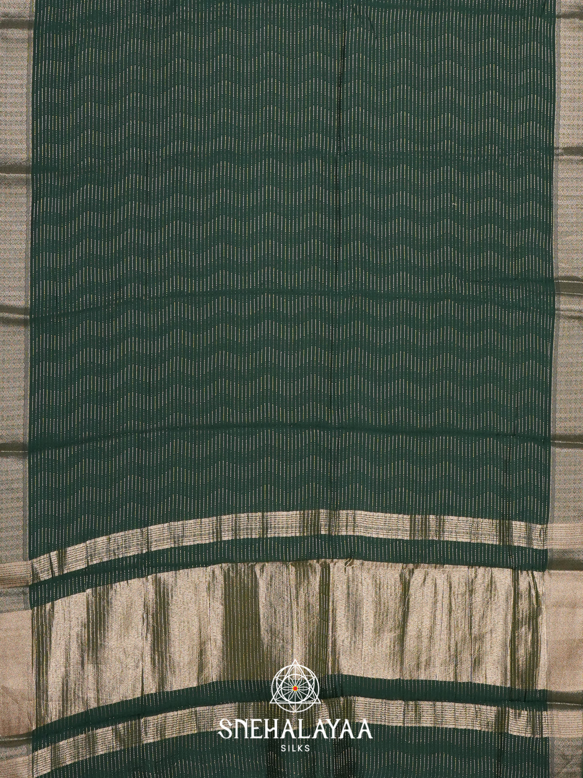 Green Chanderi Saree