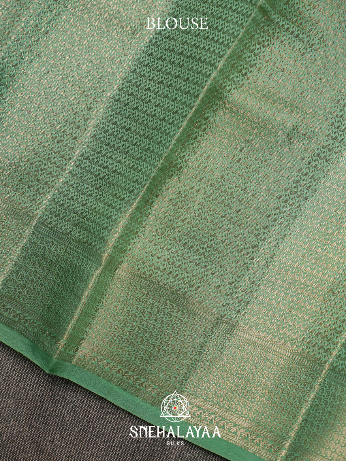 Sea Green  Dupion Silk Saree