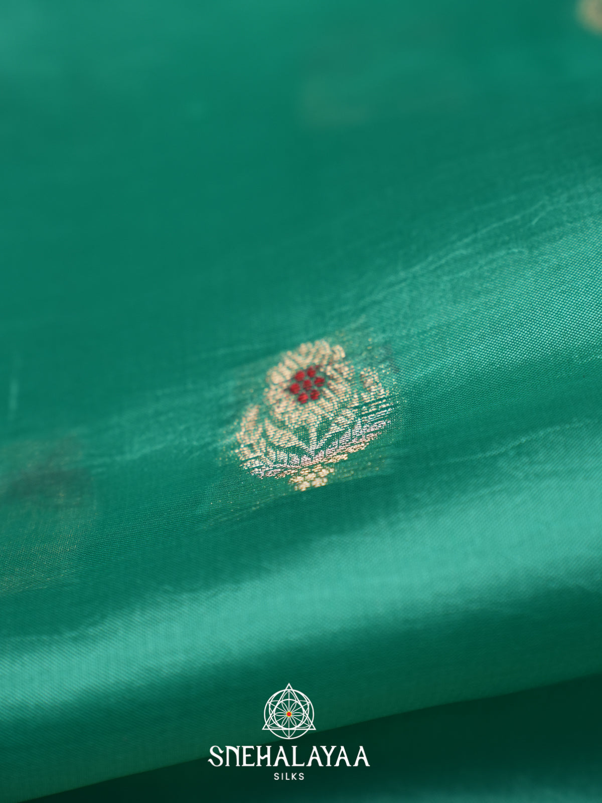 Ramar Green  Dupion Silk Saree