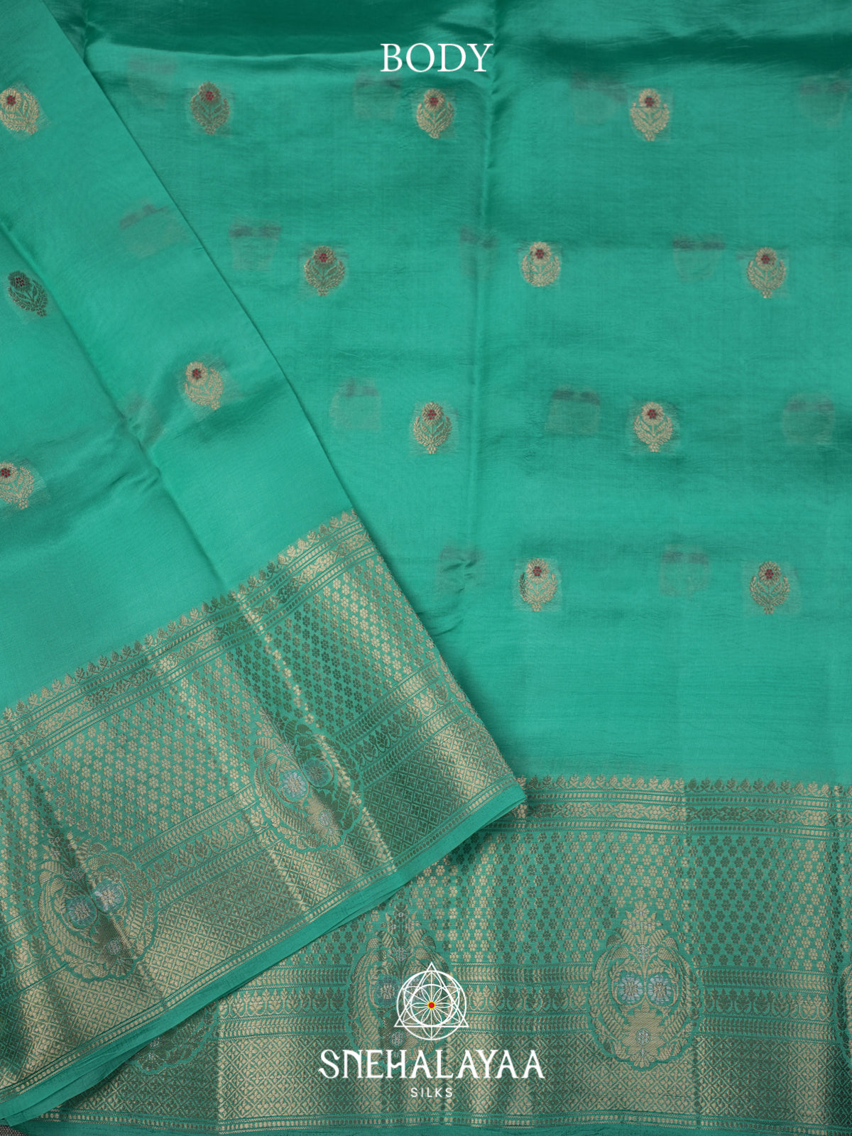 Ramar Green  Dupion Silk Saree