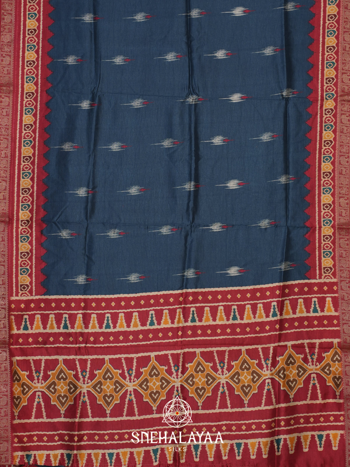 Blue Dola Saree