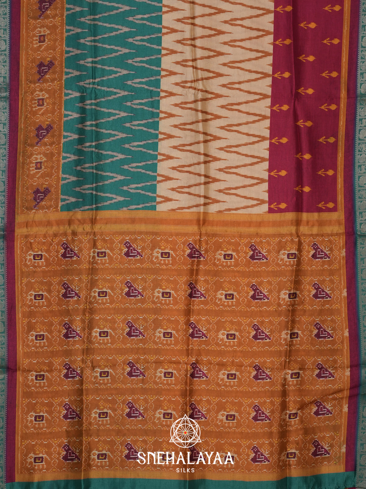 Multicolour Dola Saree