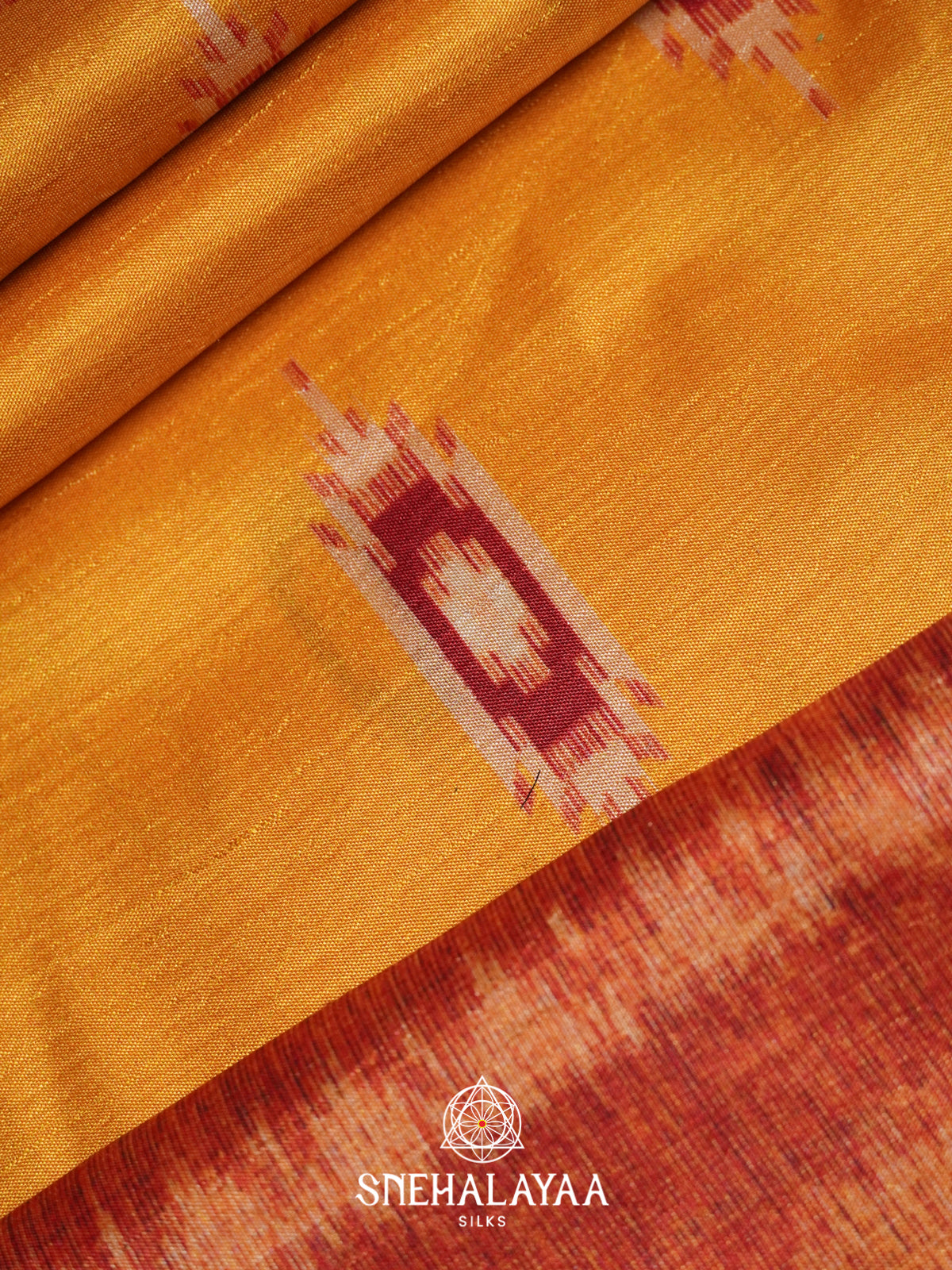 Yellow Dola Saree