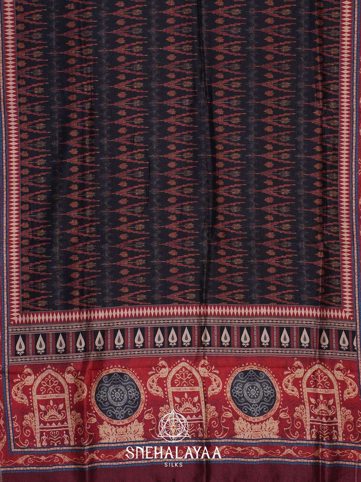 Black Dola Saree