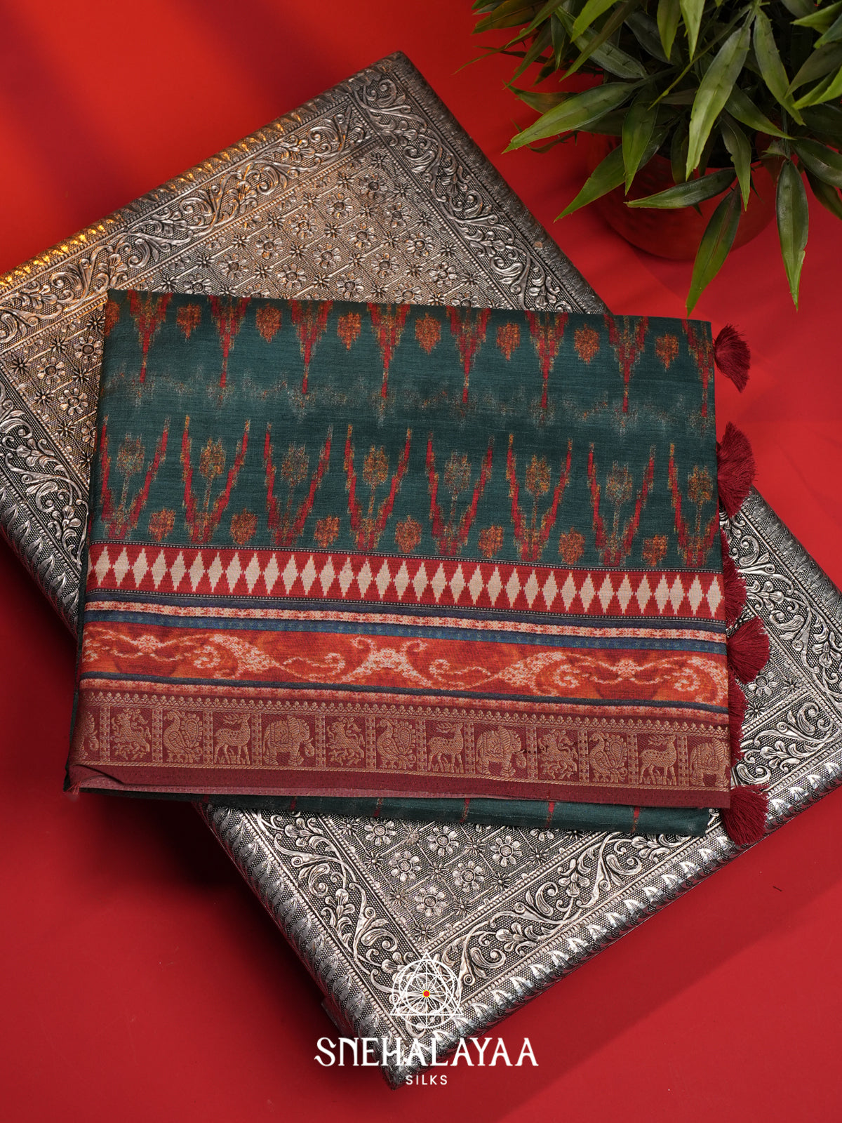 Multicolour Dola Saree