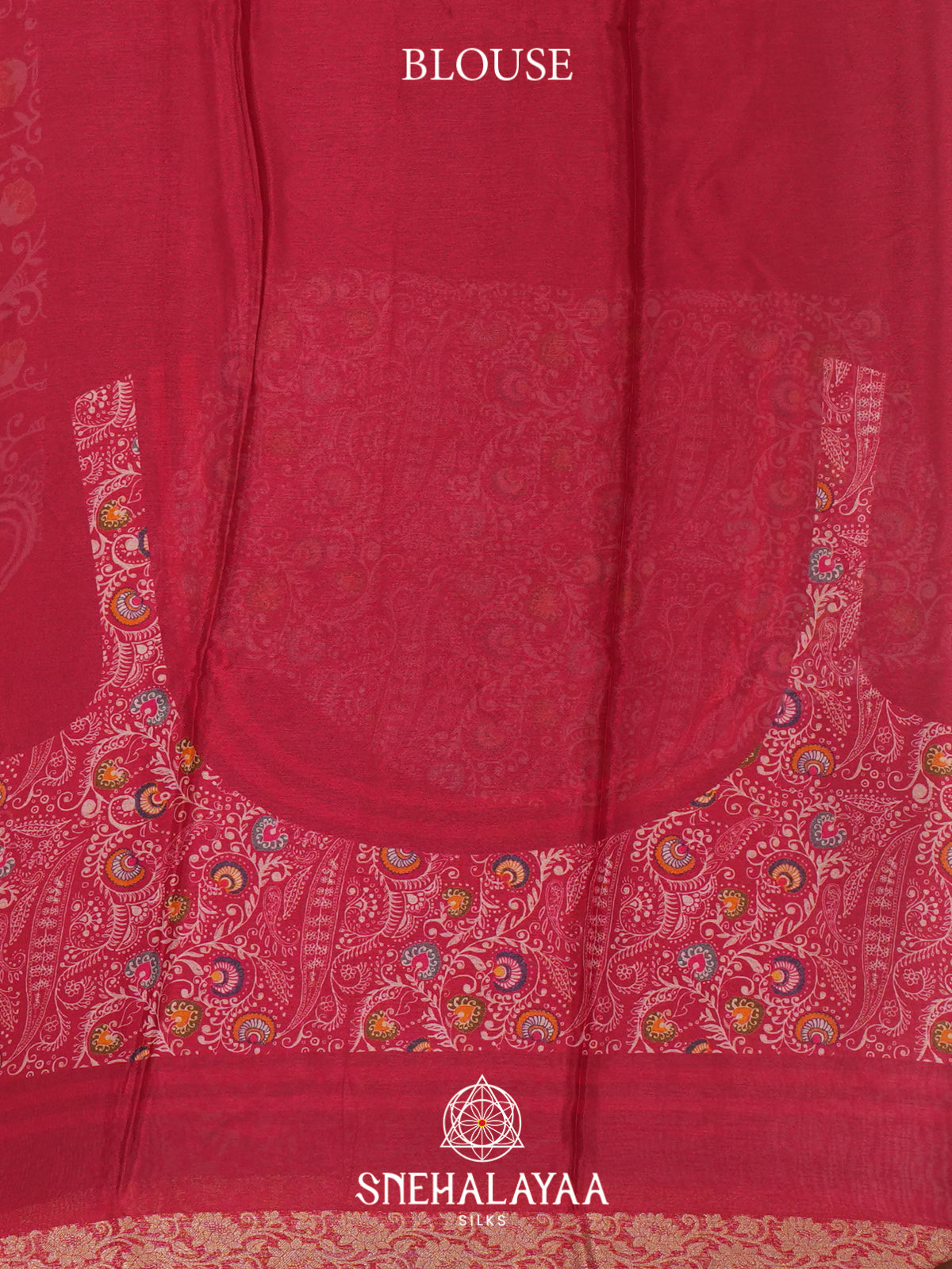 Maroon Semi Crepe Silk Saree