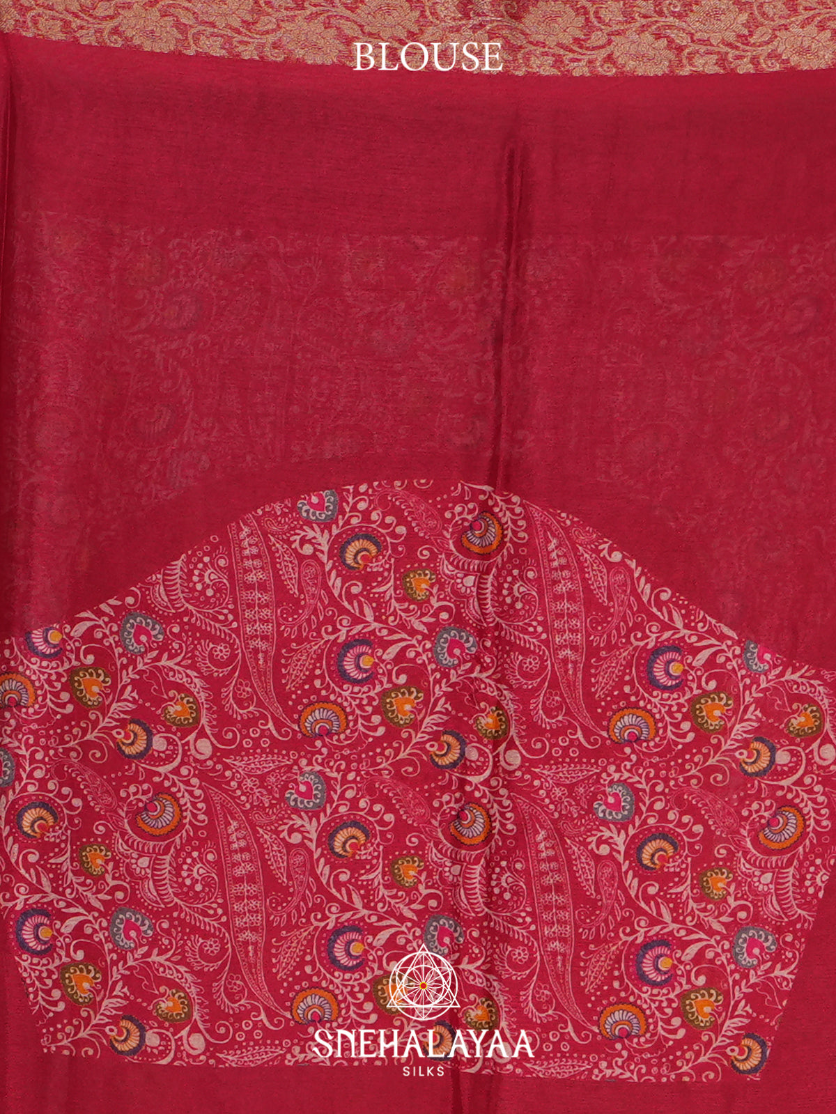 Maroon Semi Crepe Silk Saree