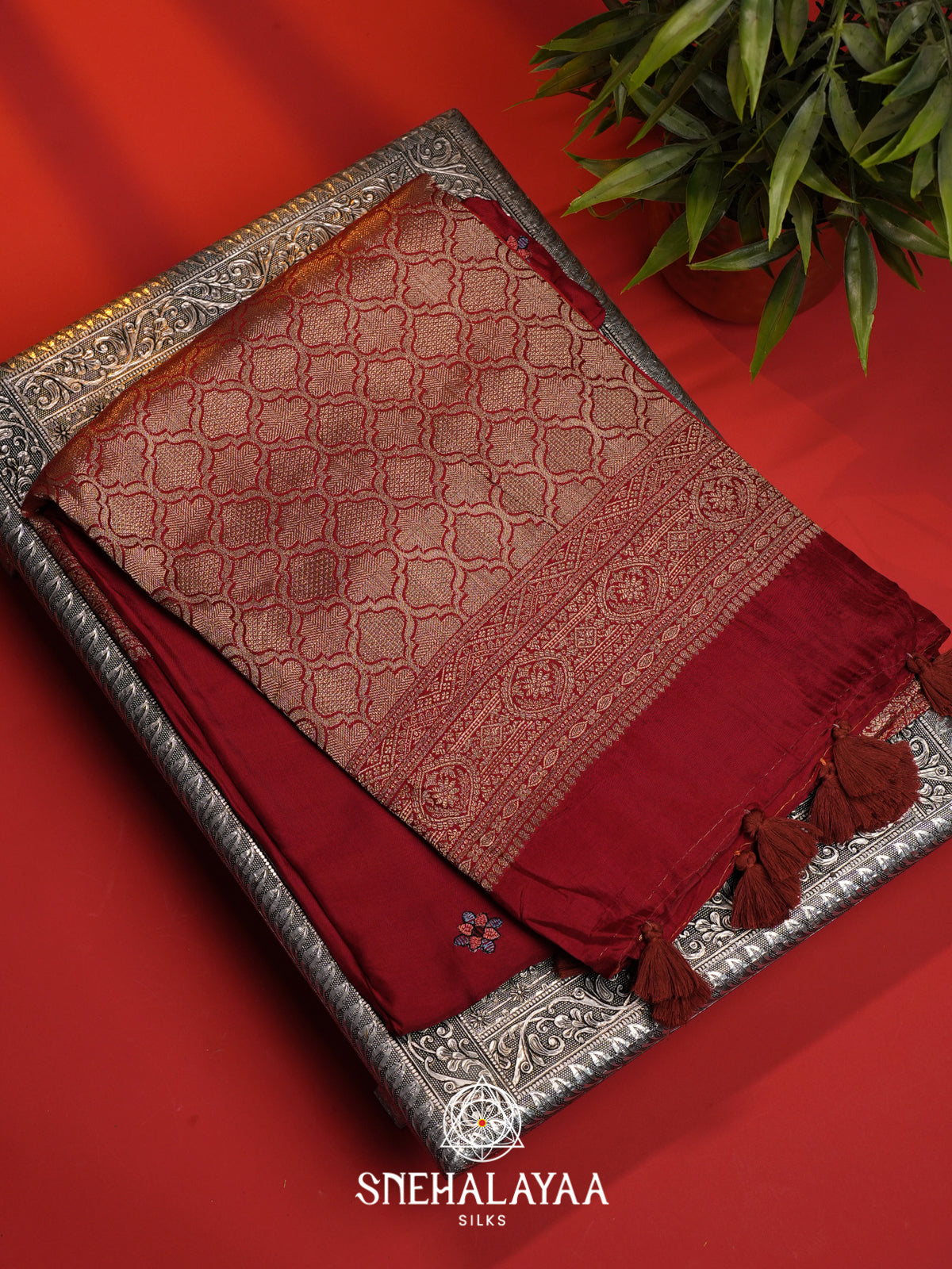 Red Dola Saree