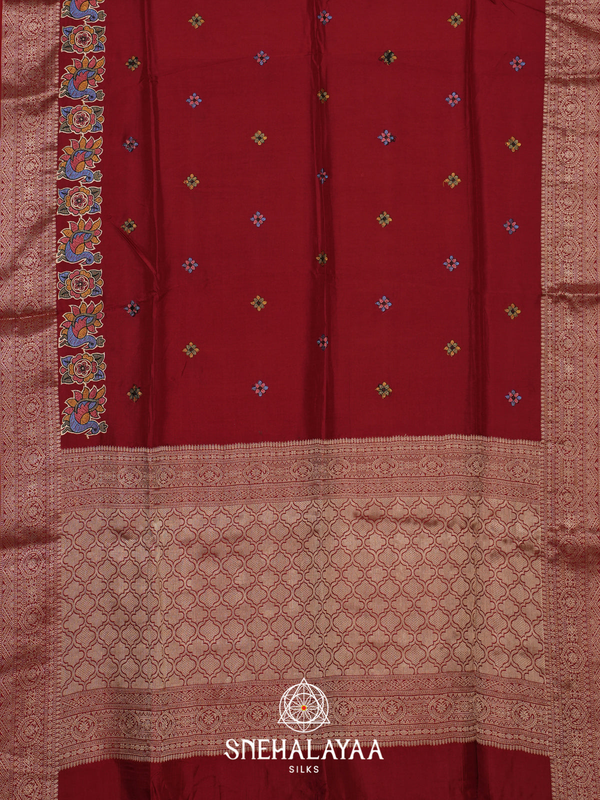 Red Dola Saree