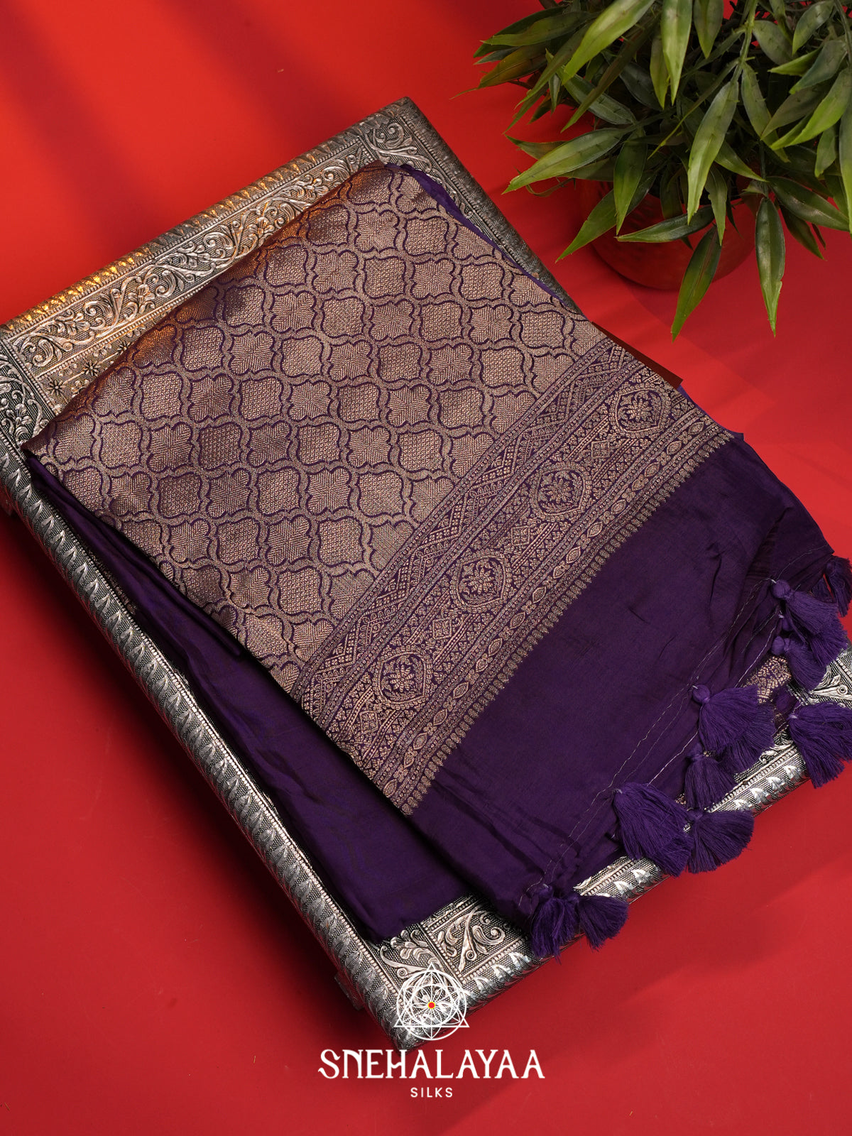 Violet Dola Saree