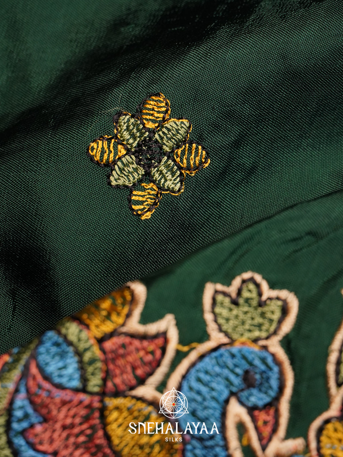 Green Dola Saree