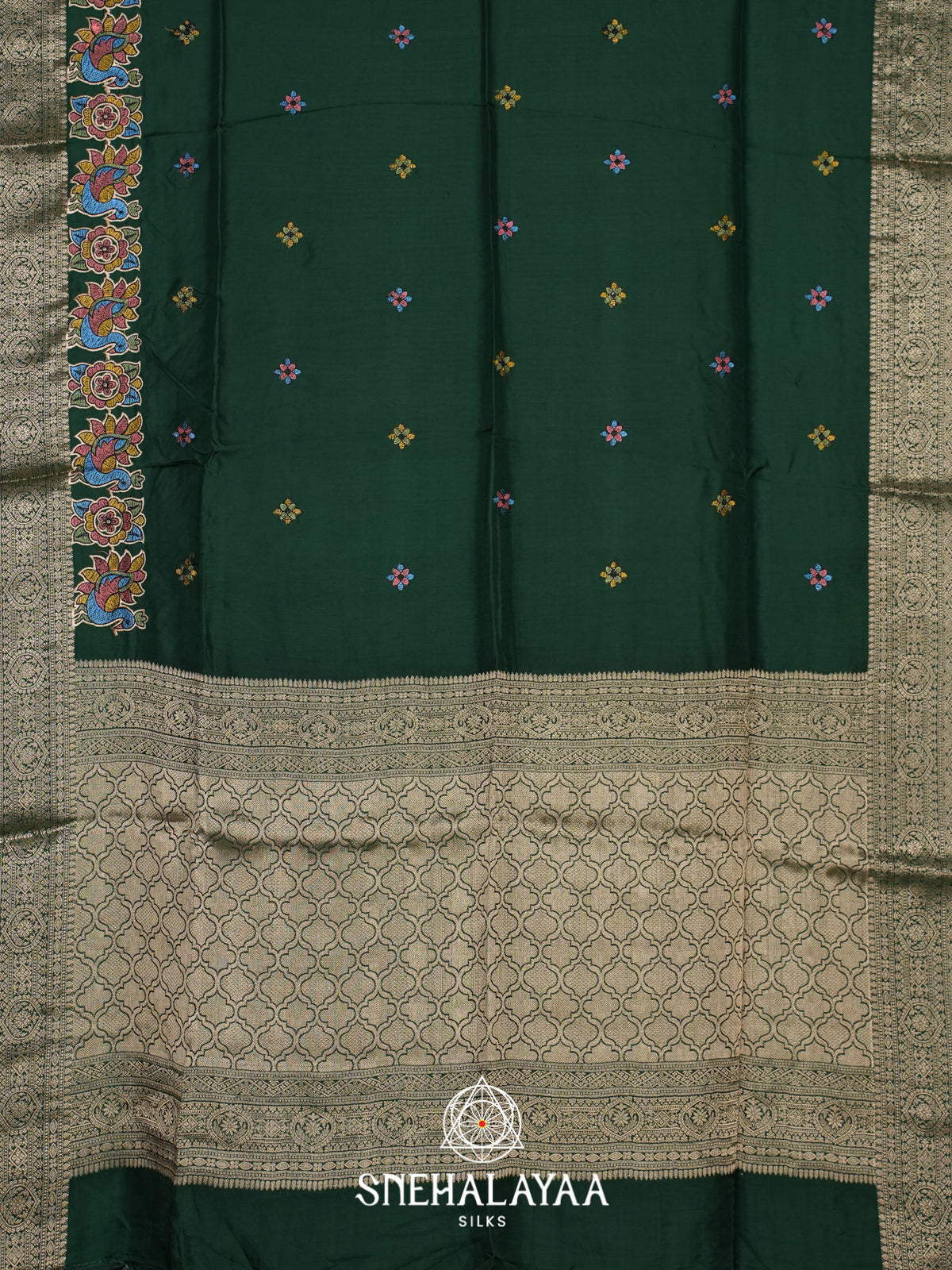 Green Dola Saree