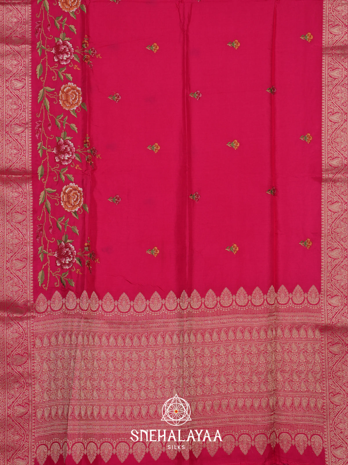 Pink Dola Saree
