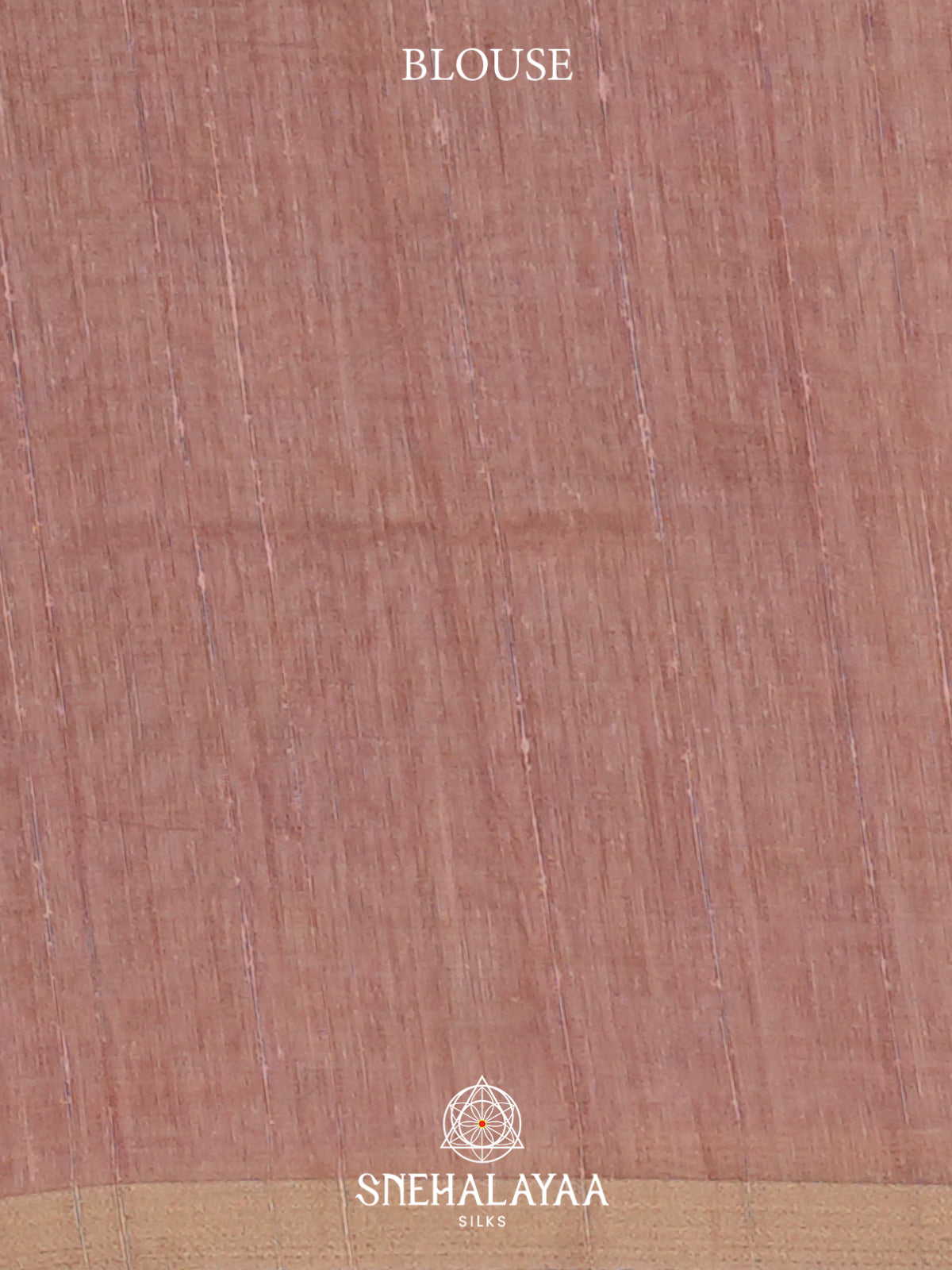 Peach  Linen Saree