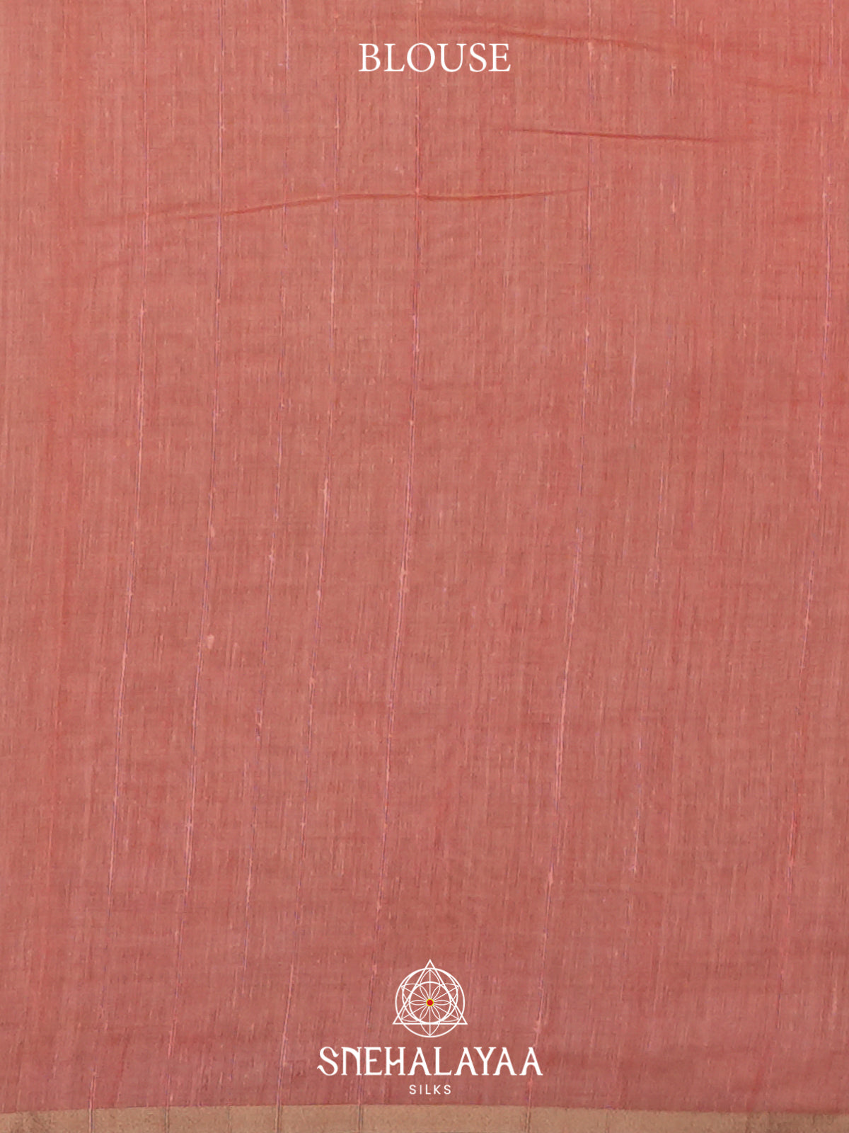 Peach  Linen Saree