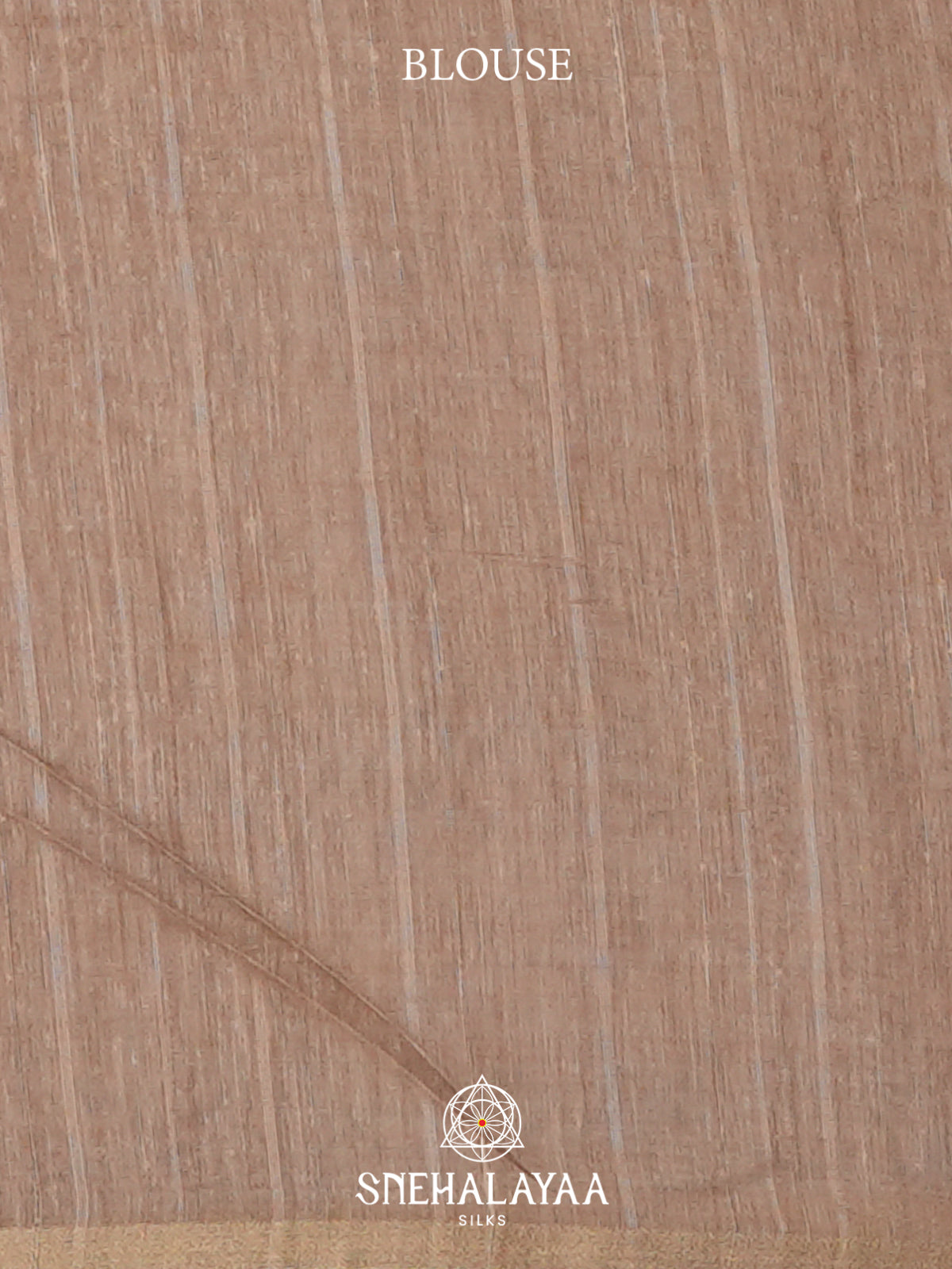 Taupe Beige  Linen Saree