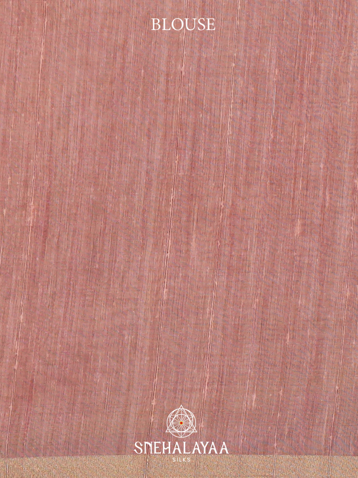 Peach Linen Saree