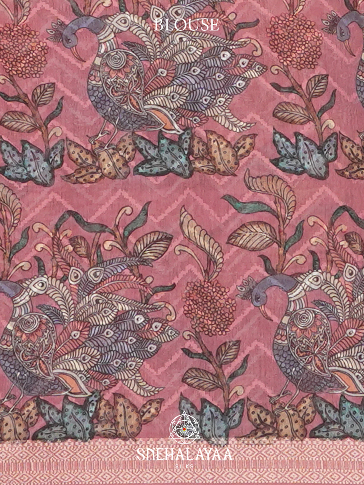 Peach  Linen Saree