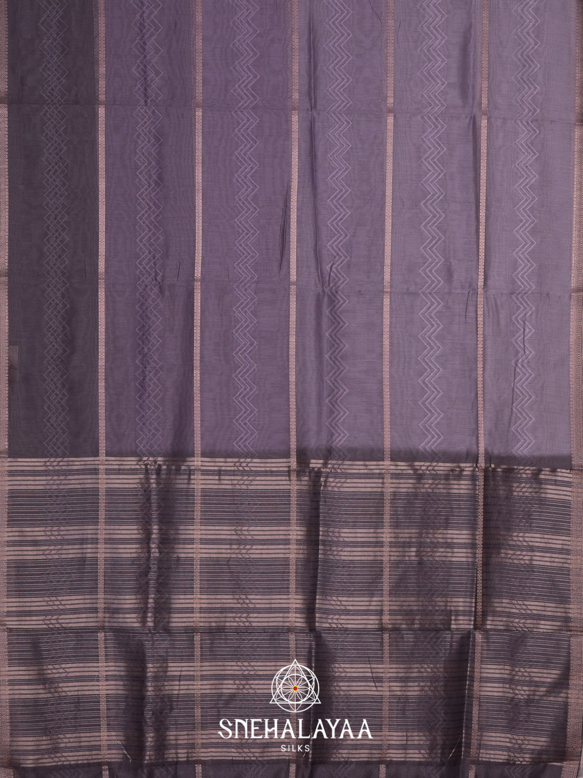 Grey  Linen Saree