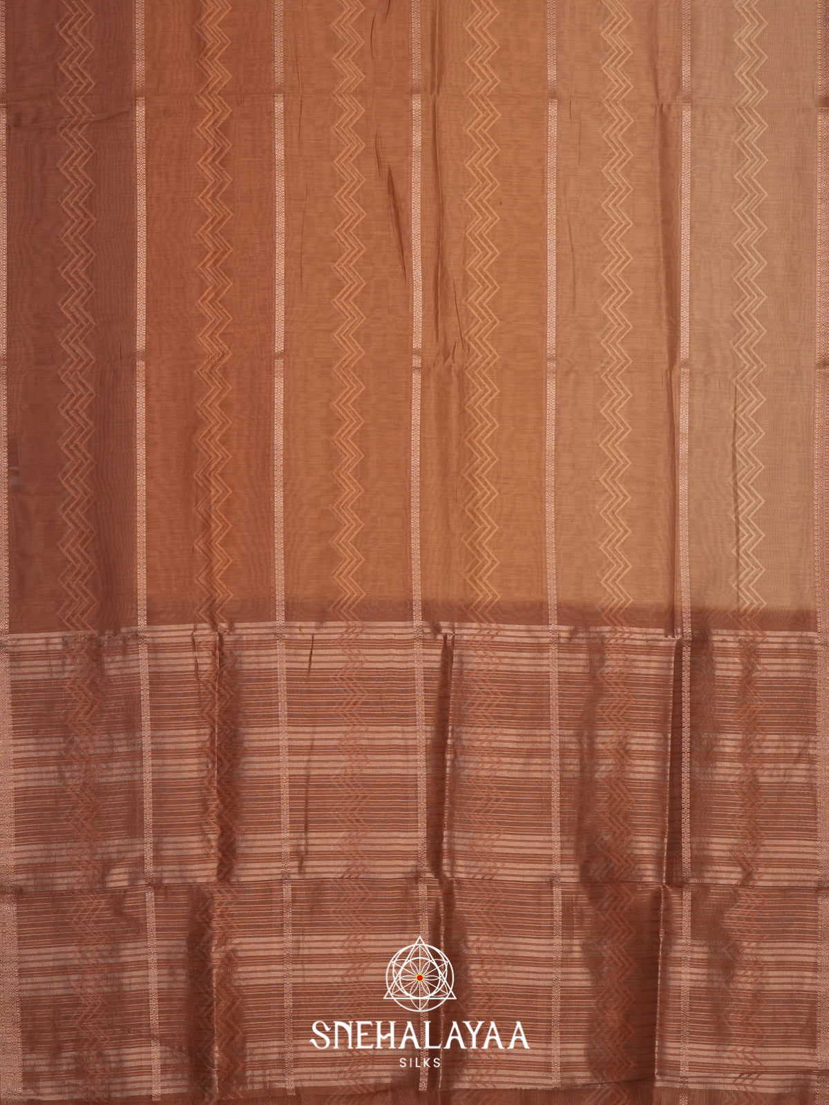 Brown  Linen Saree