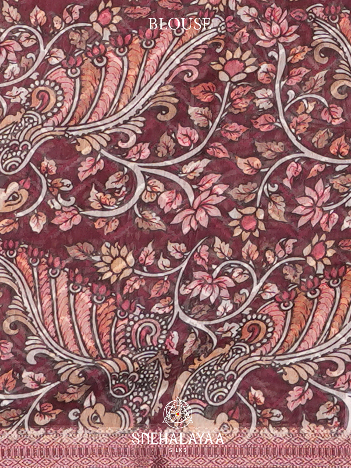 Red  Linen Saree
