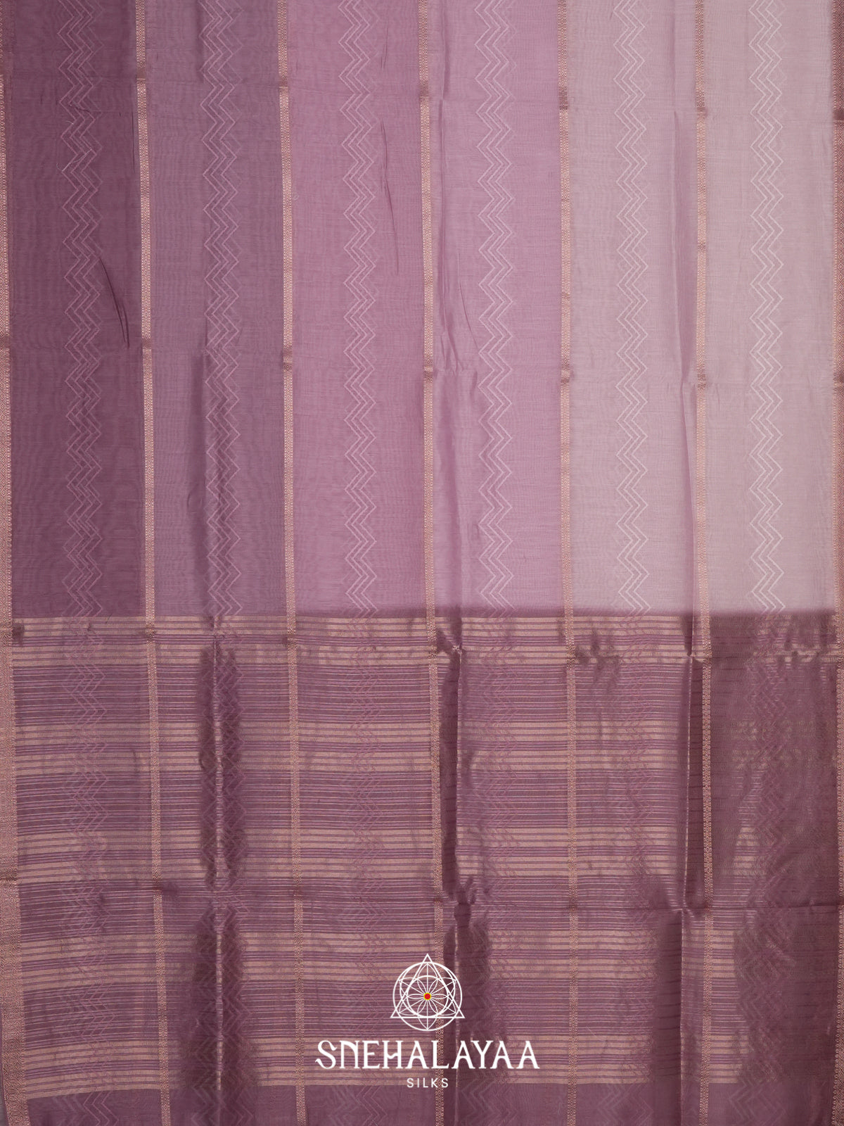 Mauve  Linen Saree