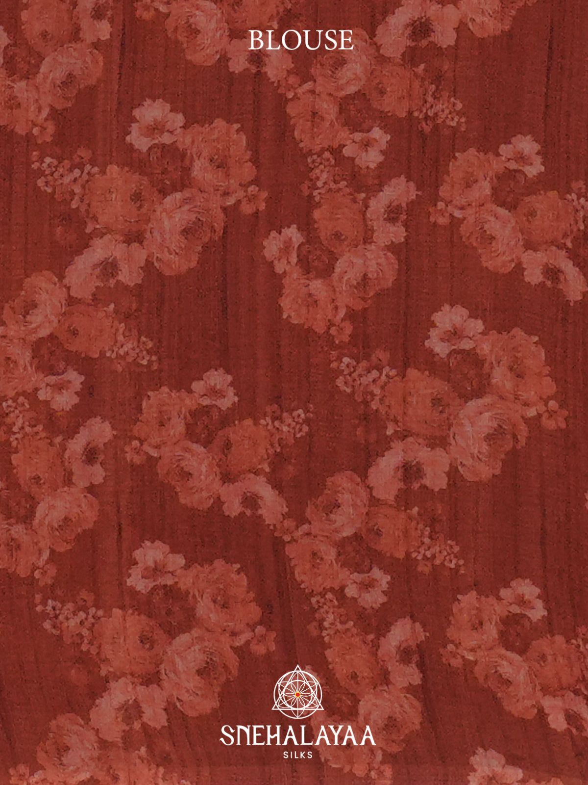 Maroon Chiffon Saree