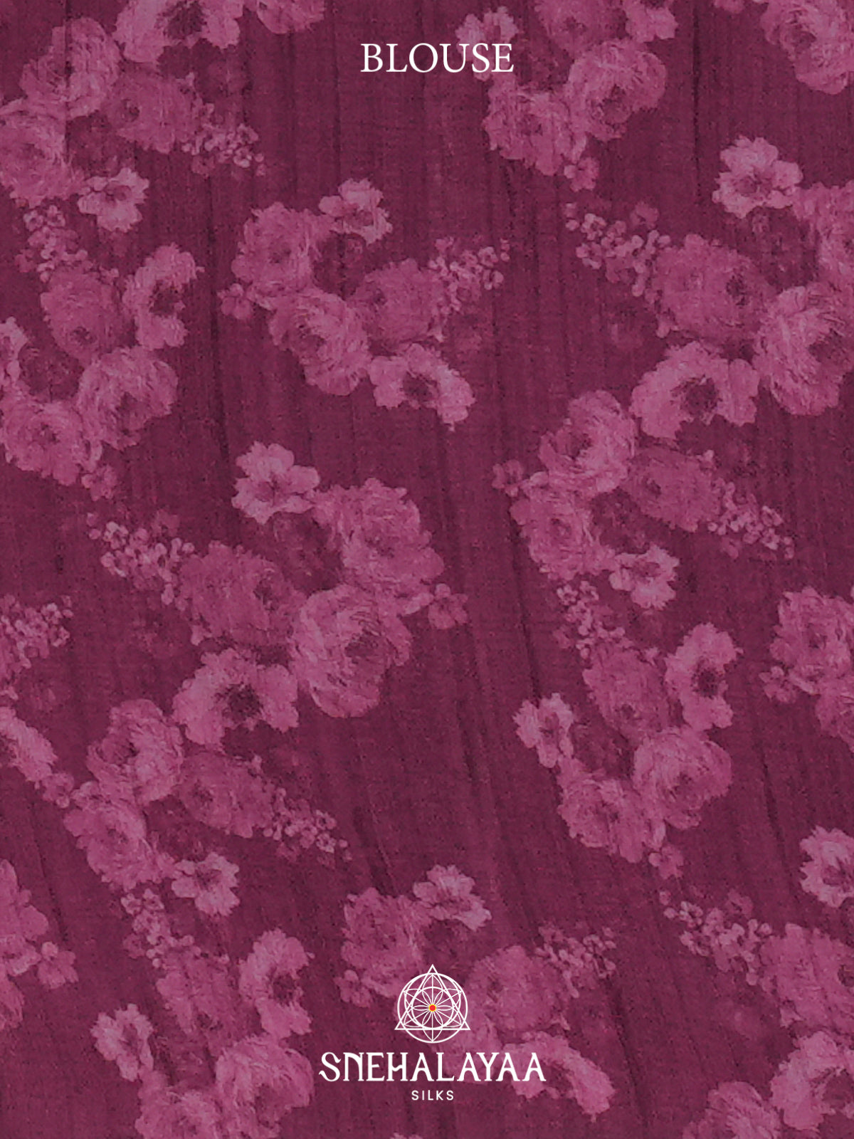 Purple Chiffon Saree