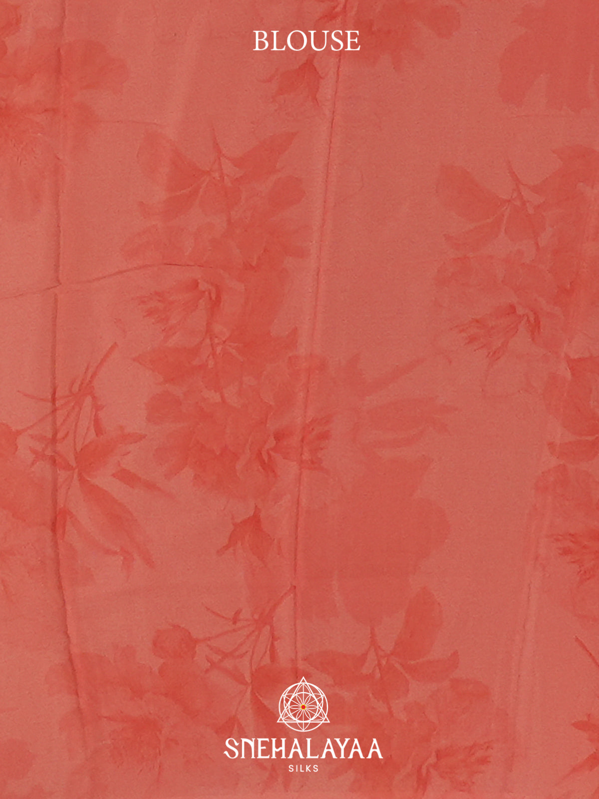 Peach Chiffon Saree