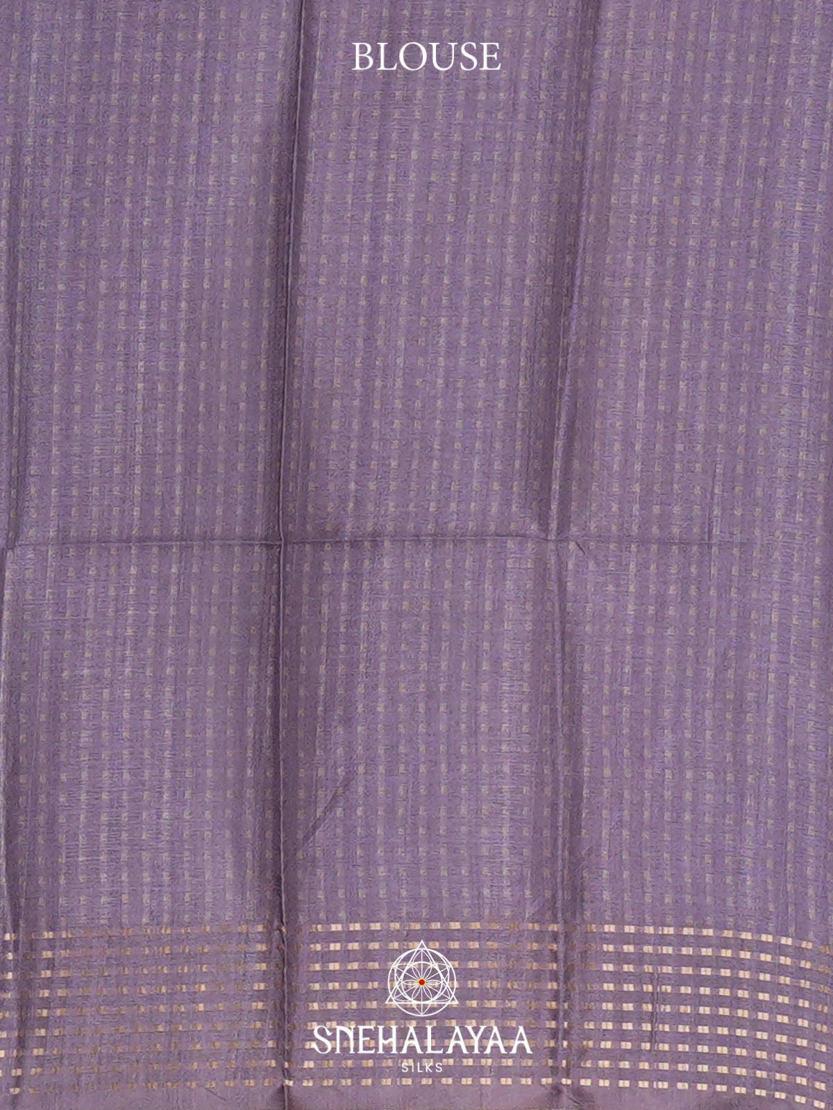 White with Lavender  Tussar Saree