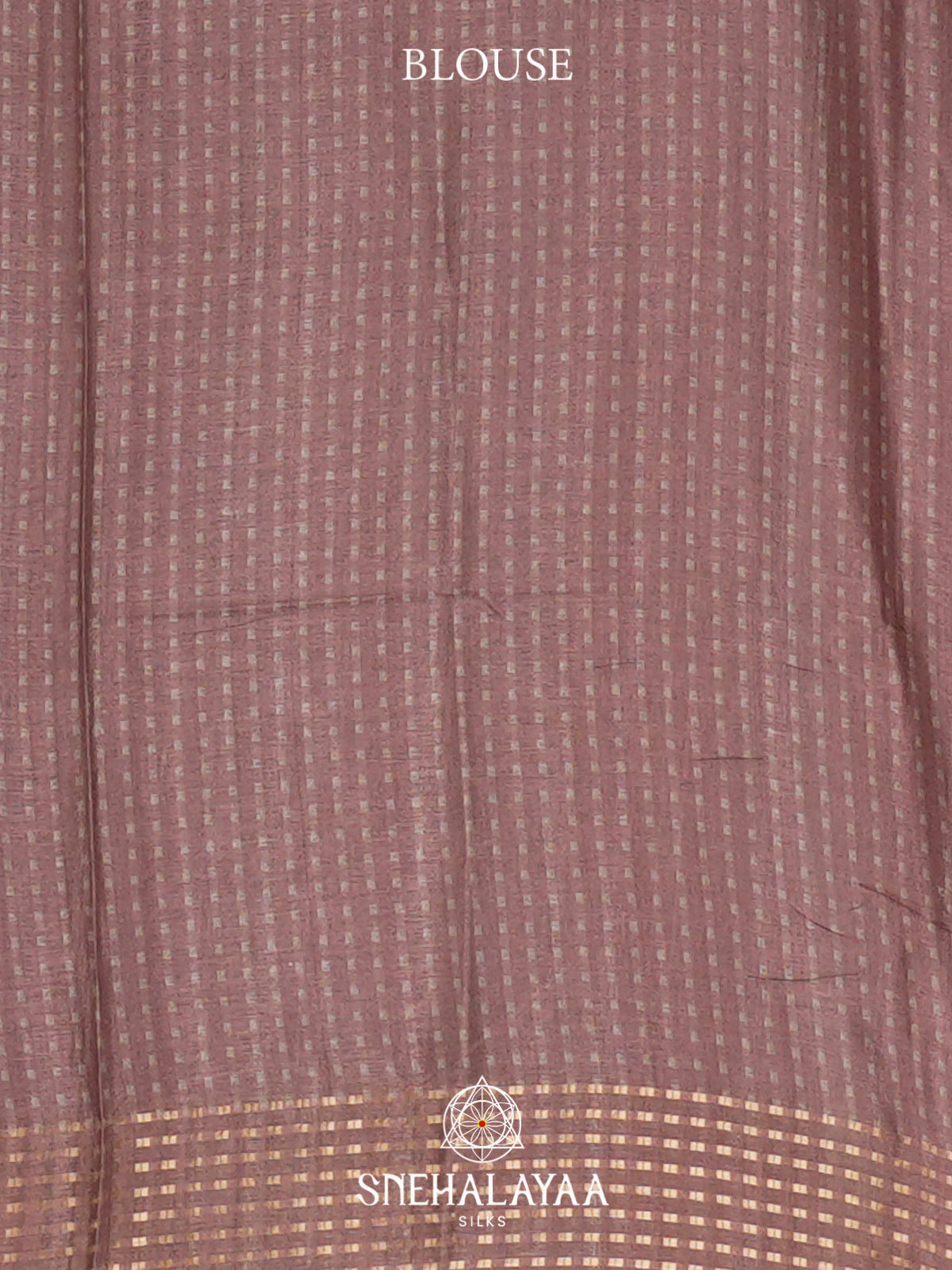 White with Mauve  Tussar Saree