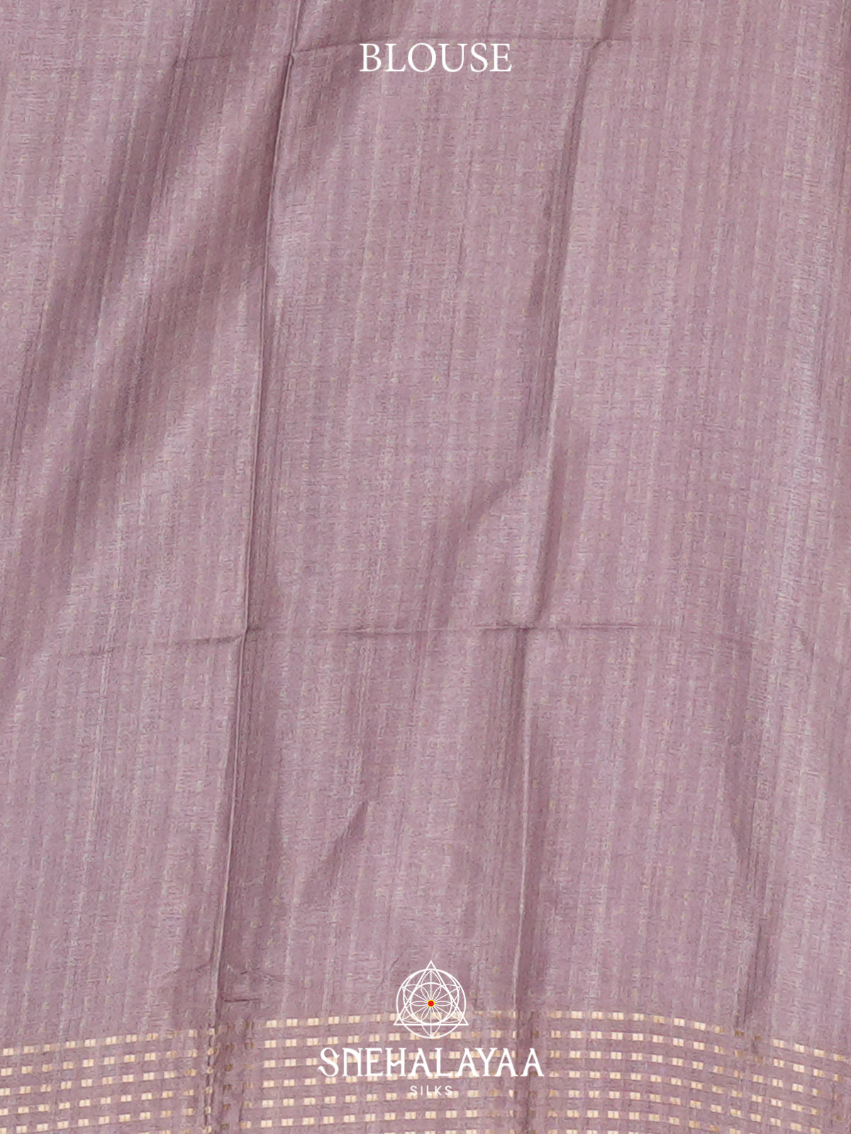 White with Mauve  Tussar Saree