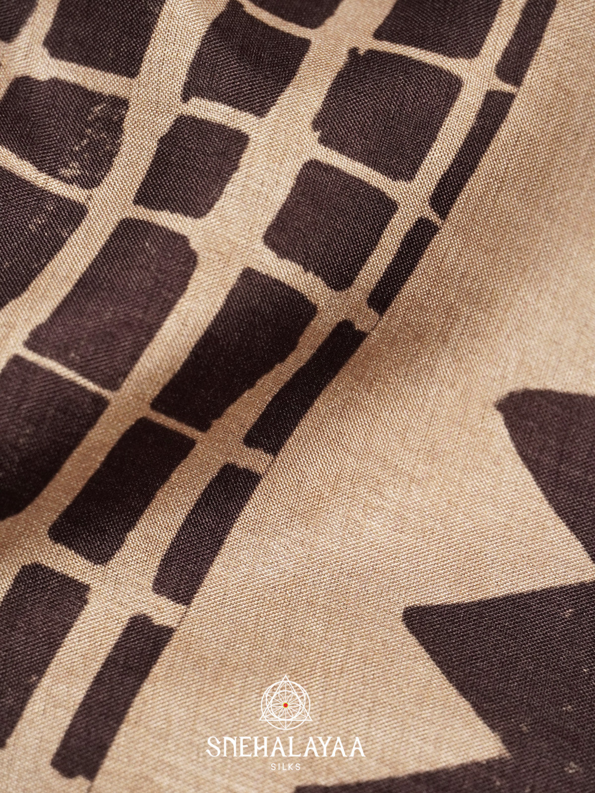 Black Tussar Saree