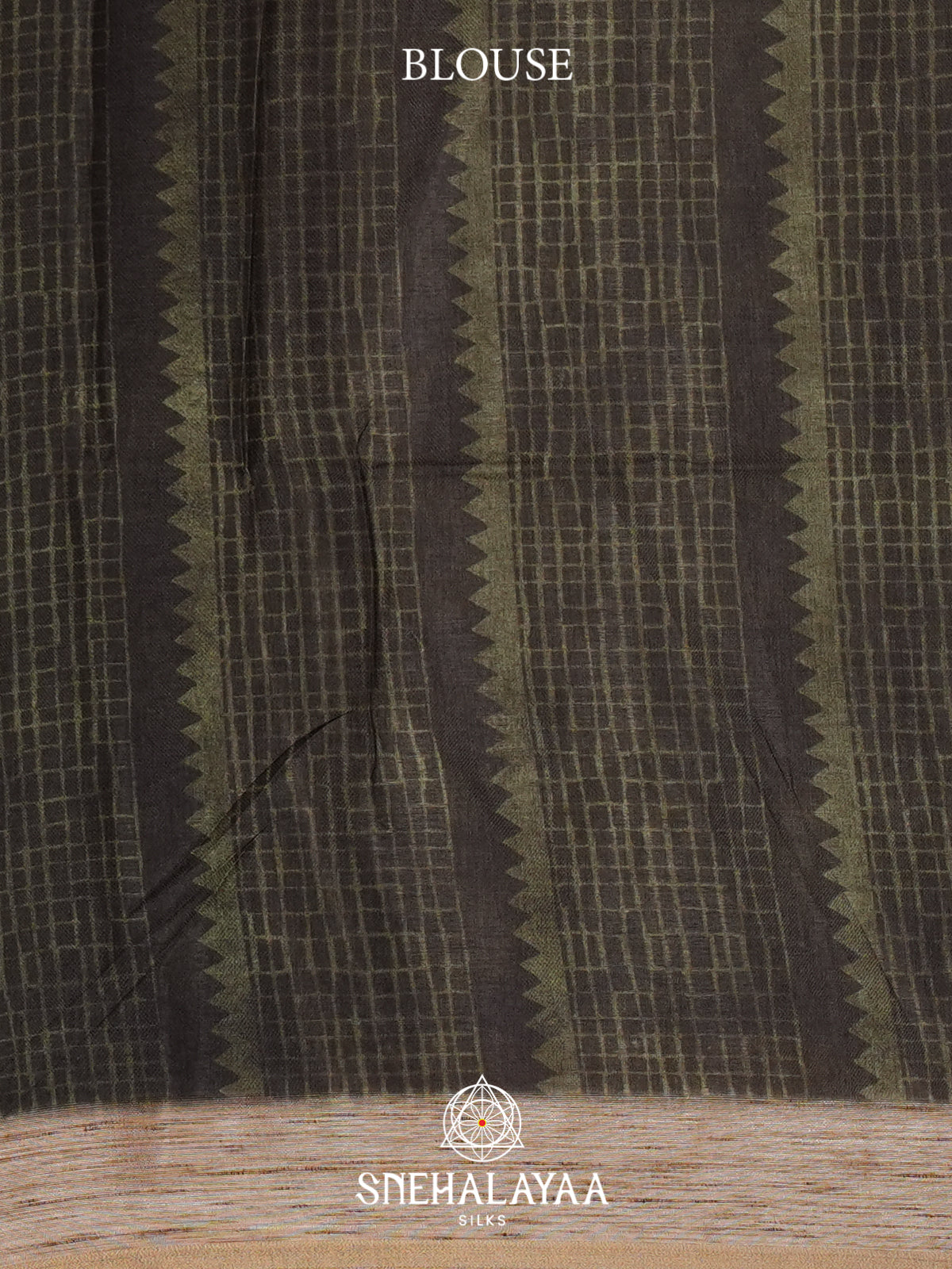Black Tussar Saree