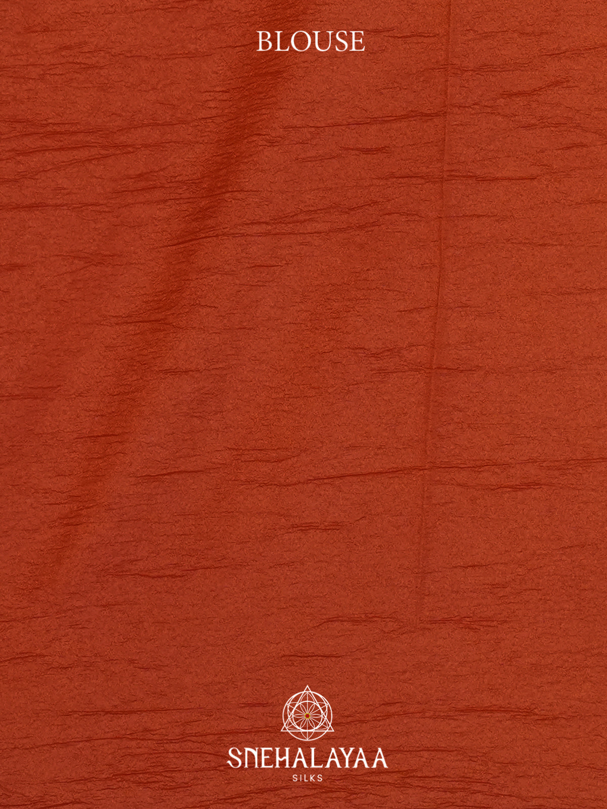 Orange Crushed Tissue Saree