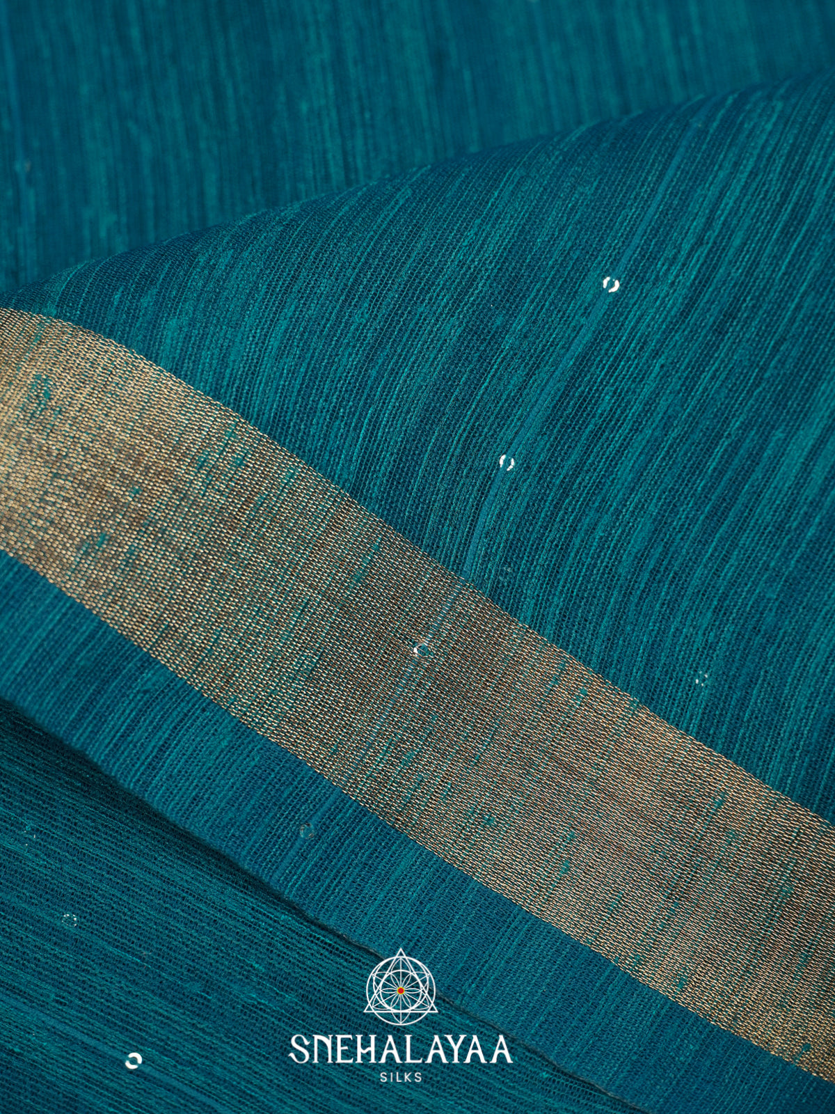 Ramar Green  Matka Tussar Saree with Paithani Pallu