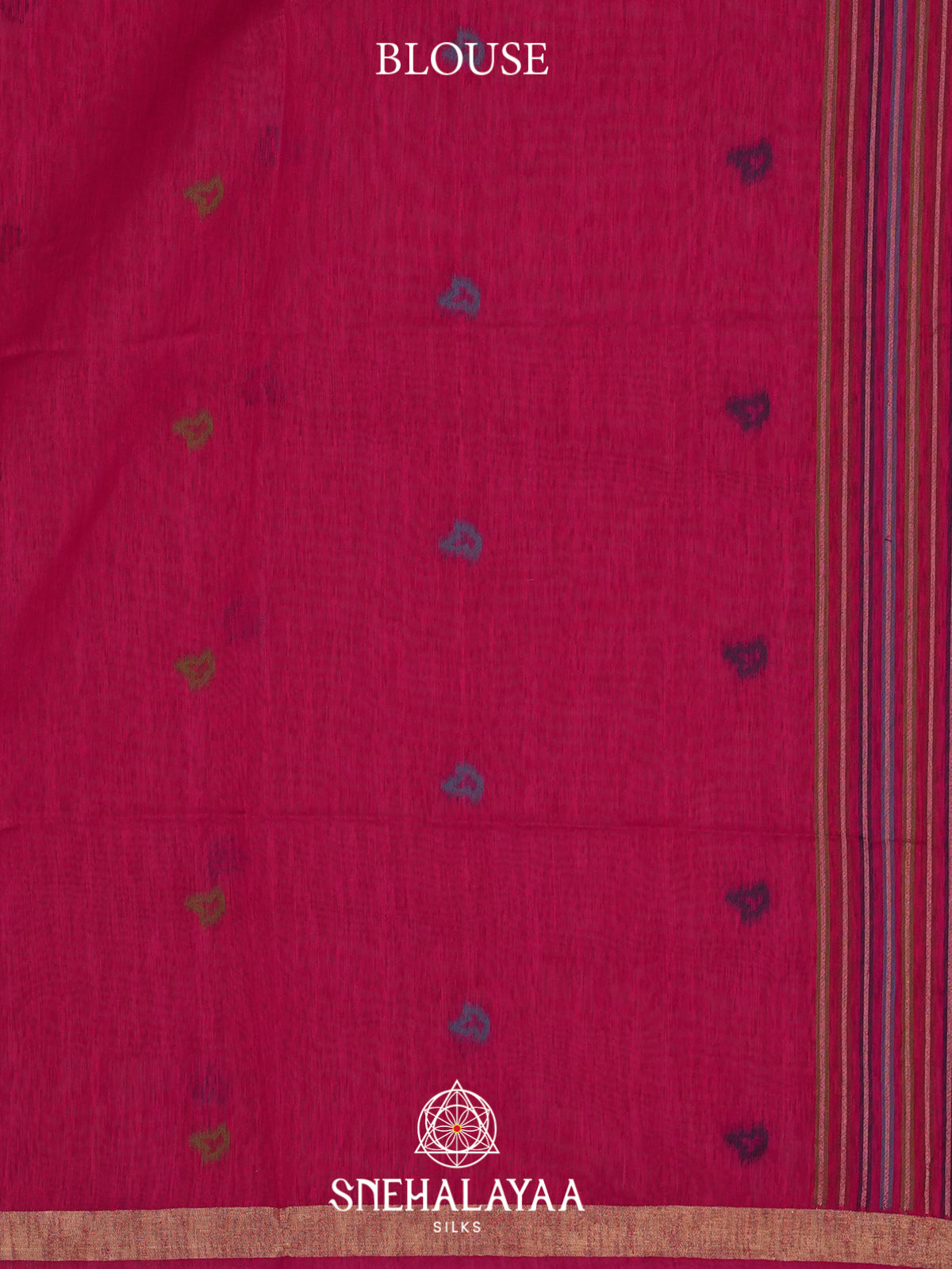 Magenta  Matka Tussar Saree with Paithani Pallu