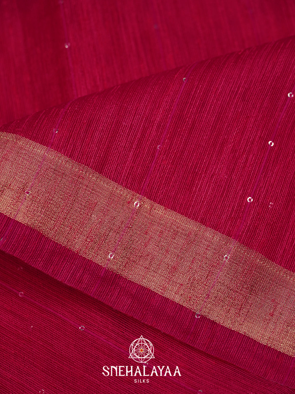 Pink  Matka Tussar Saree with Paithani Pallu
