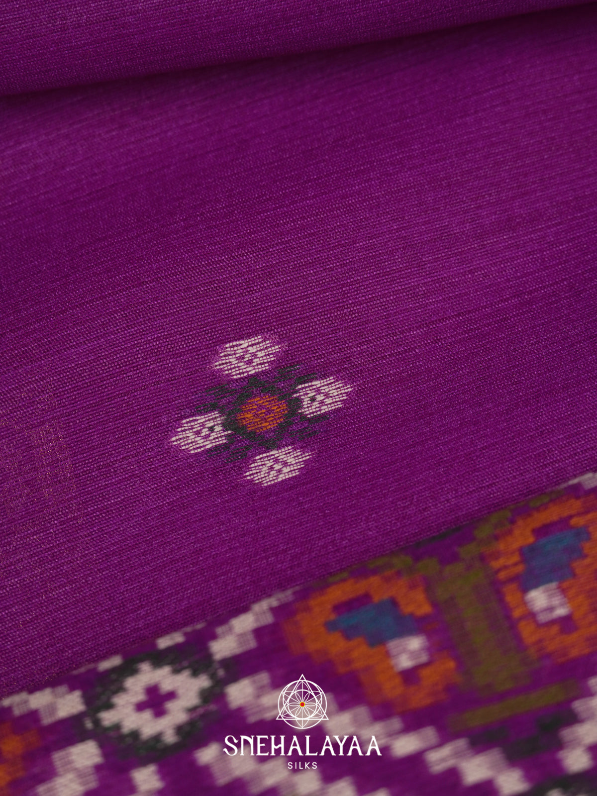 Violet Tussar Saree