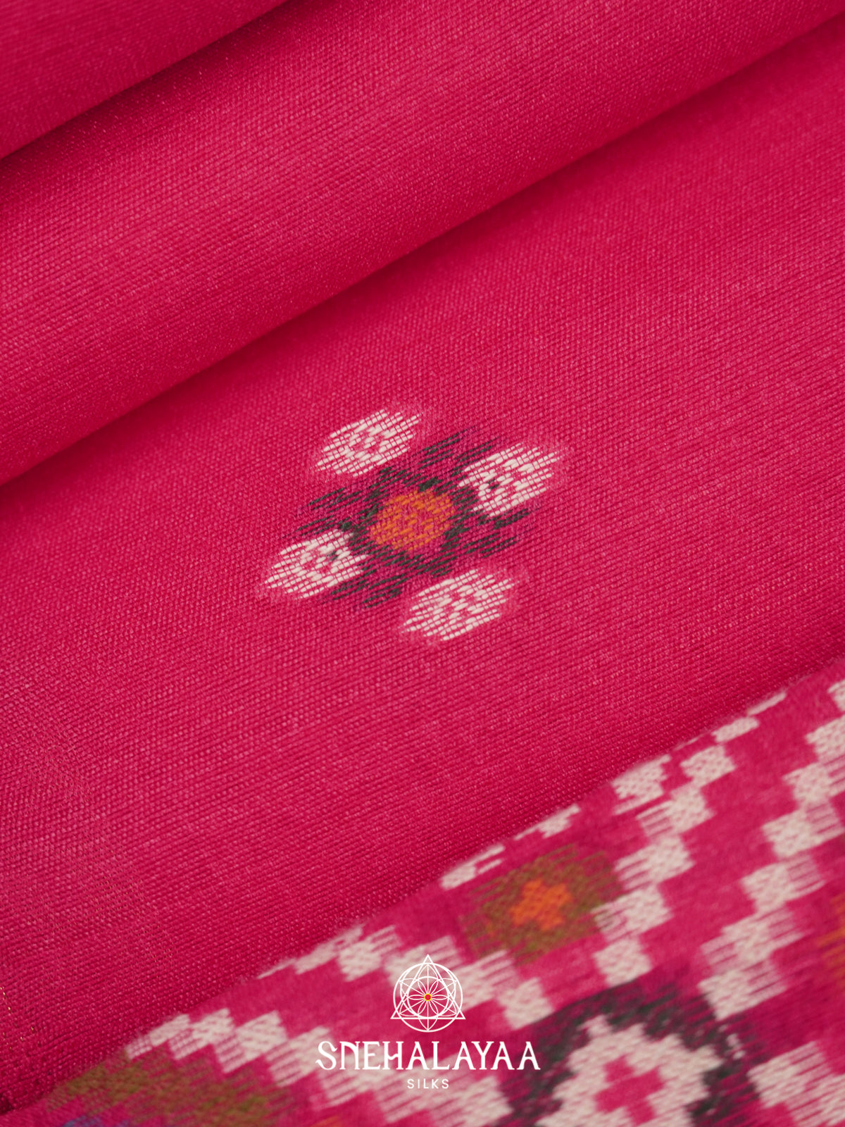 Pink Tussar Saree