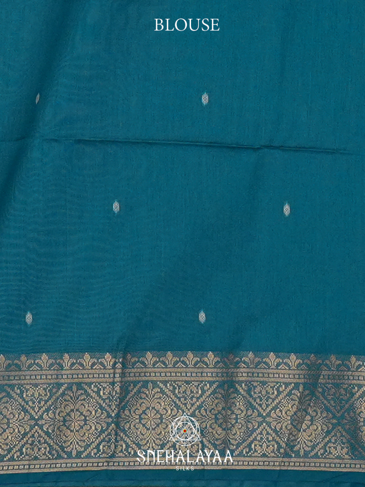 Blue Tussar Saree