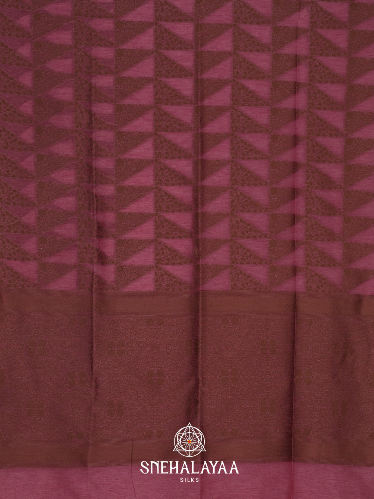 Wine Linen Saree