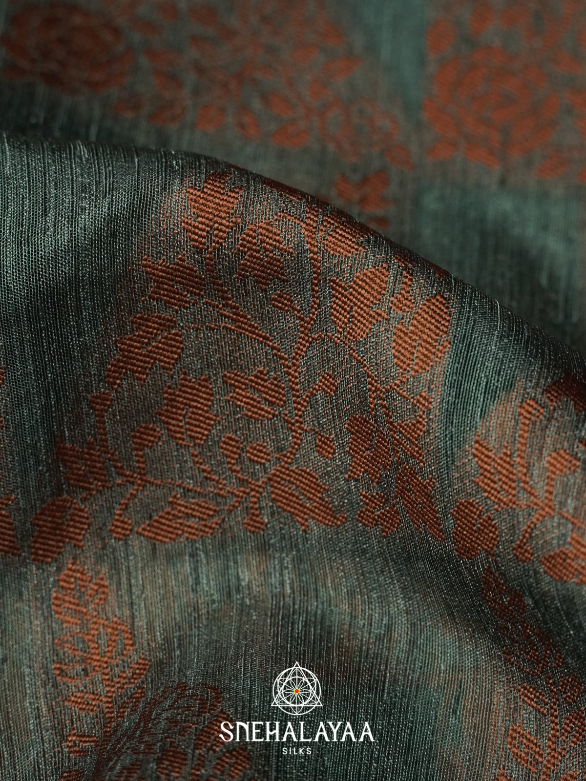 Brown Linen Saree