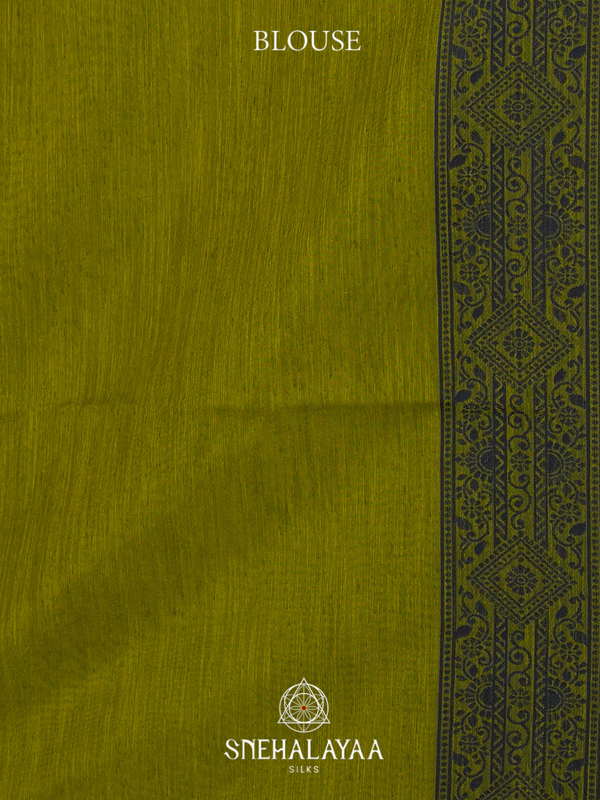 Mehendi Green Linen Saree