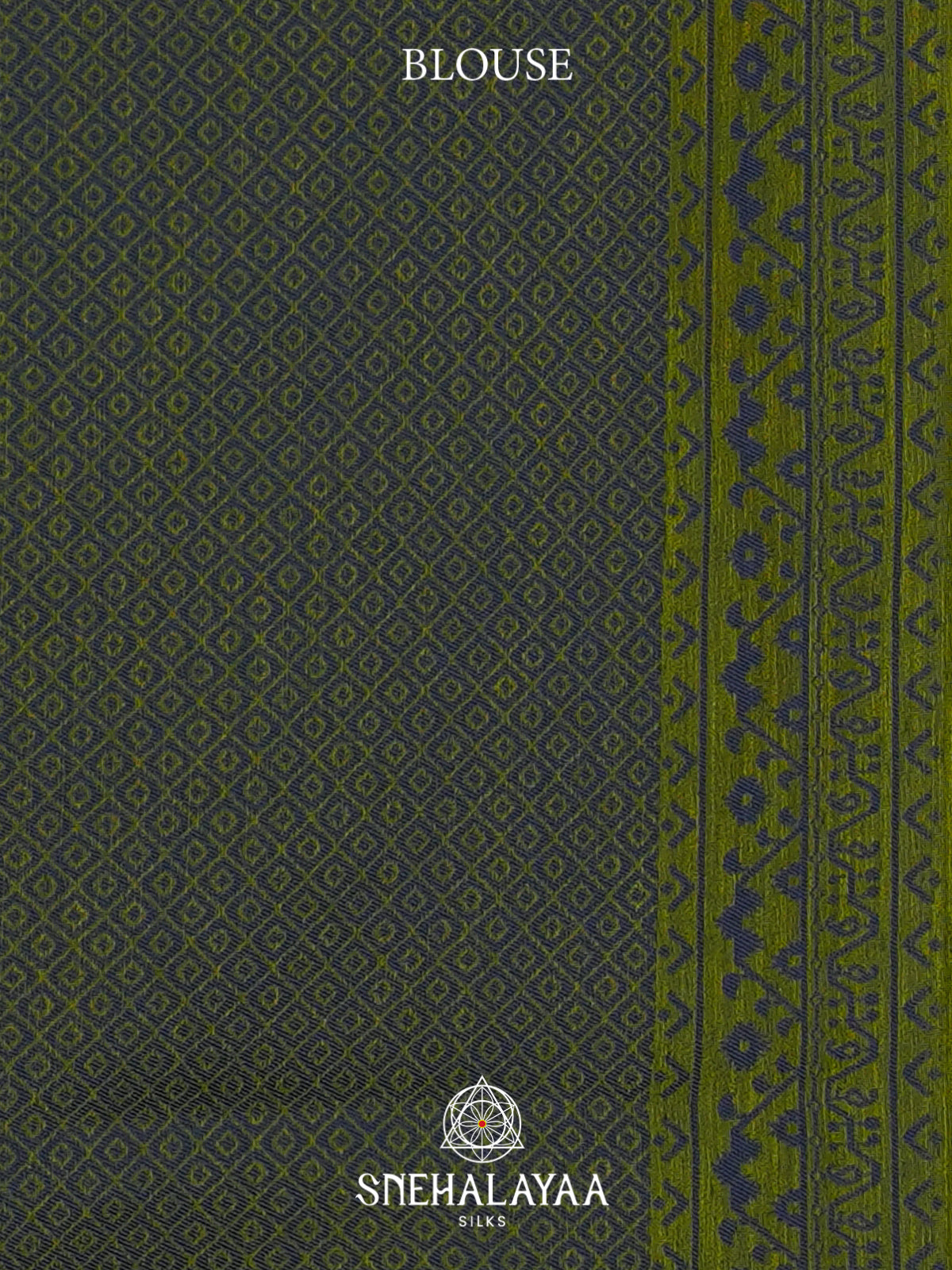 Mehendi Green Linen Saree