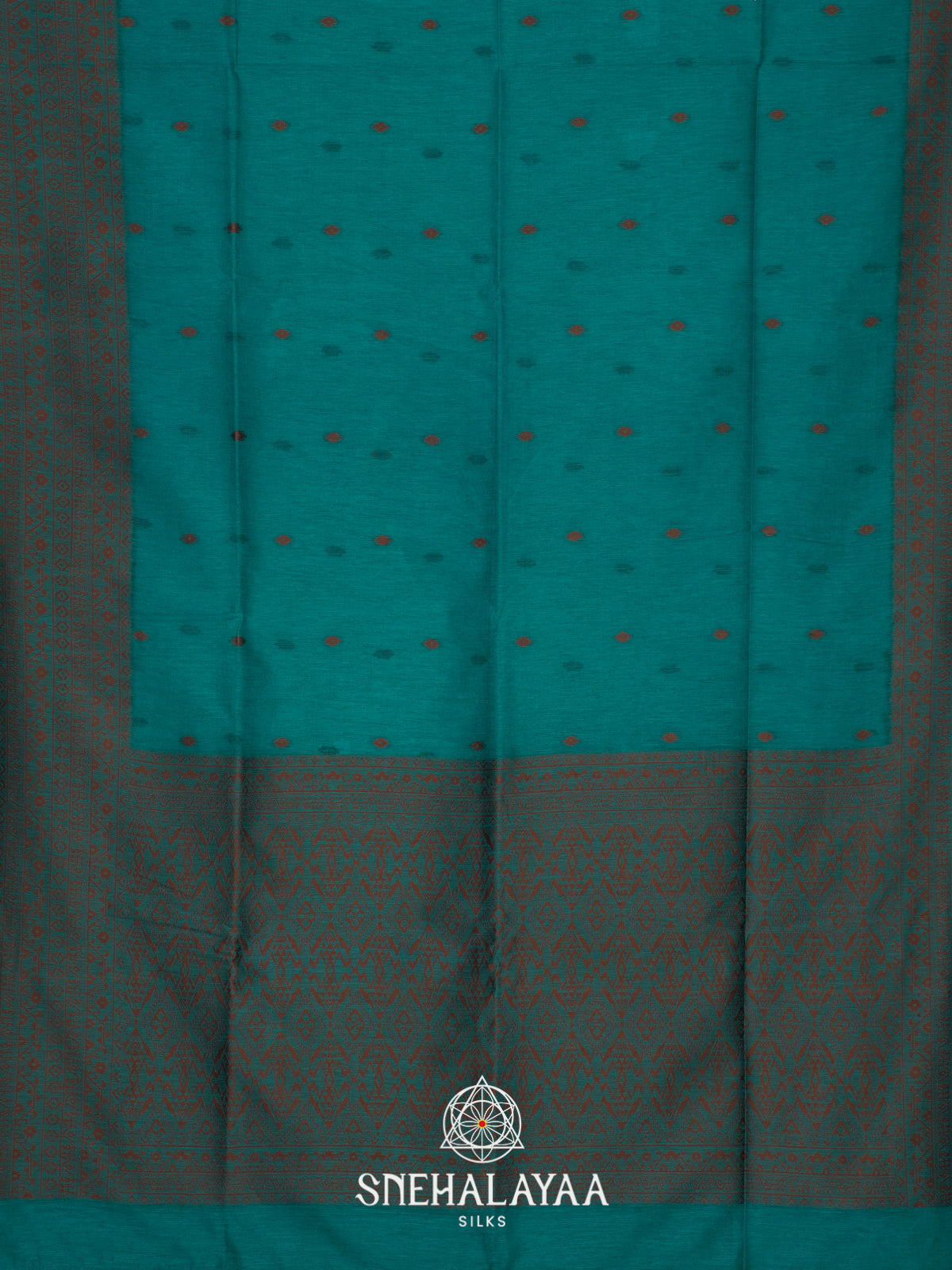 Blue Linen Saree