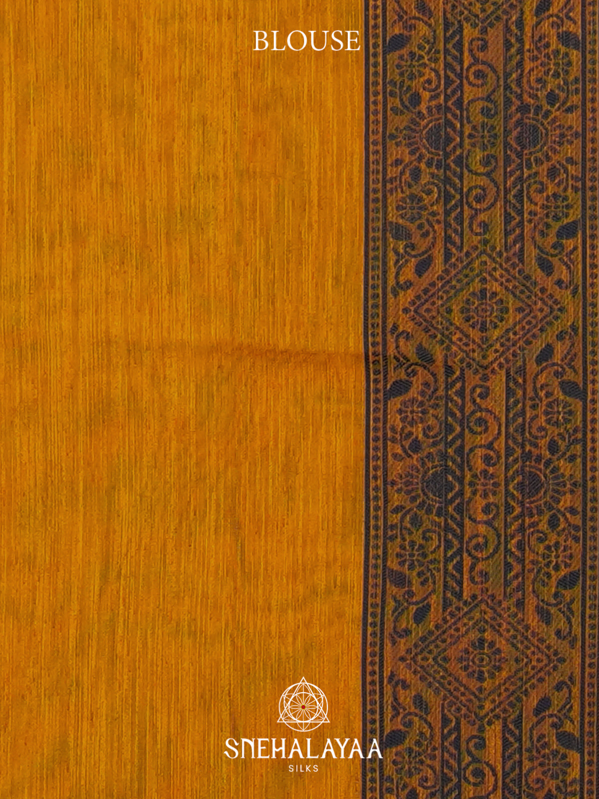 Yellow Linen Saree