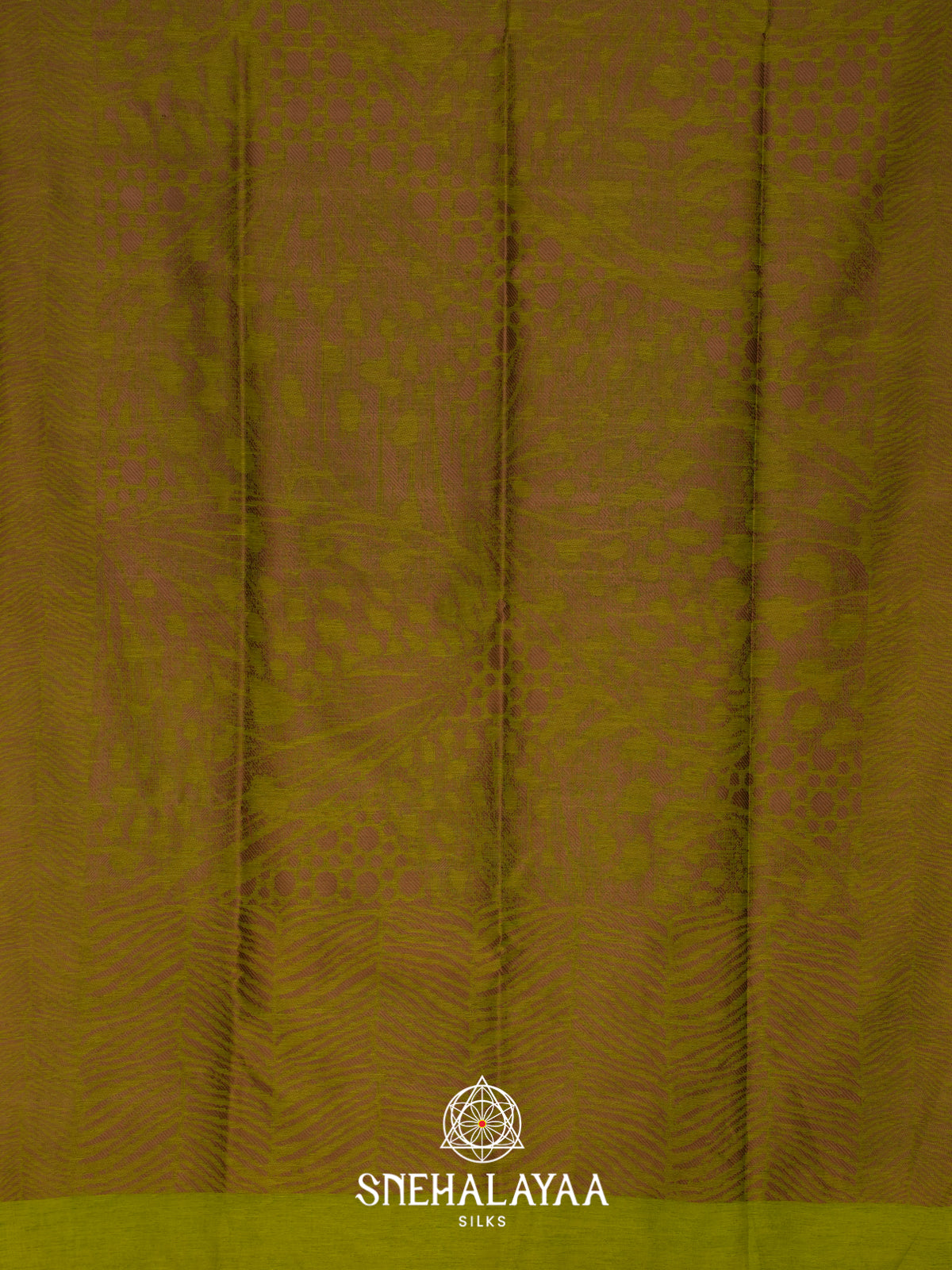 Mehendi Green Linen Saree