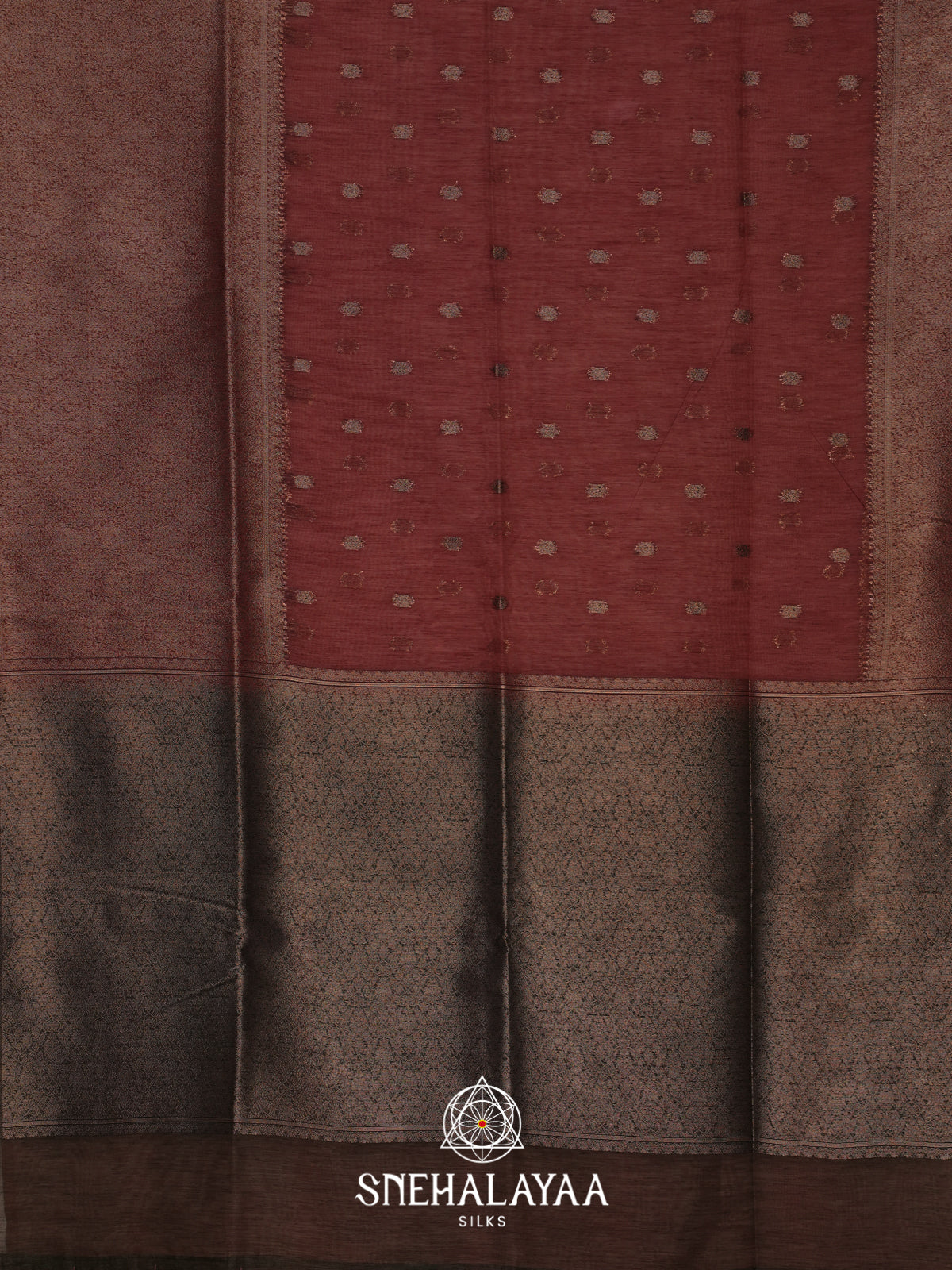 Pink Linen Saree