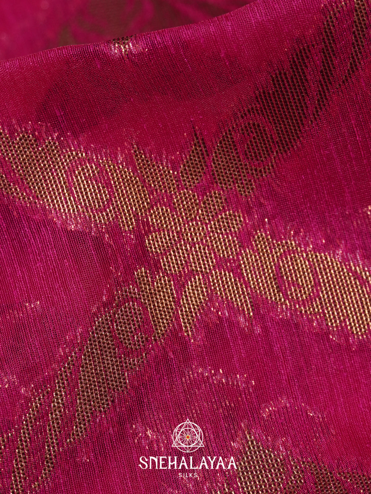 Pink Linen Saree